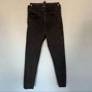 A&F Ultra High Rise Super Skinny Ankle Jeans
